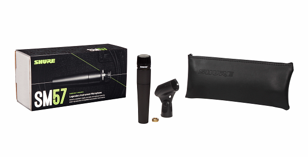 MICROFONO DINAMICO SHURE, PARA INSTRUMENTO, CARDIOIDE, CHASIS NEGRO