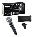 MICROFONO DINAMICO SHURE, PARA VOCES, CARDIOIDE, CHASIS NEGRO