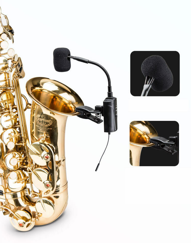 MICROFONO INALAMBRICO KOHLT, DINAMICO, PARA INSTRUMENTOS DE VIENTOS