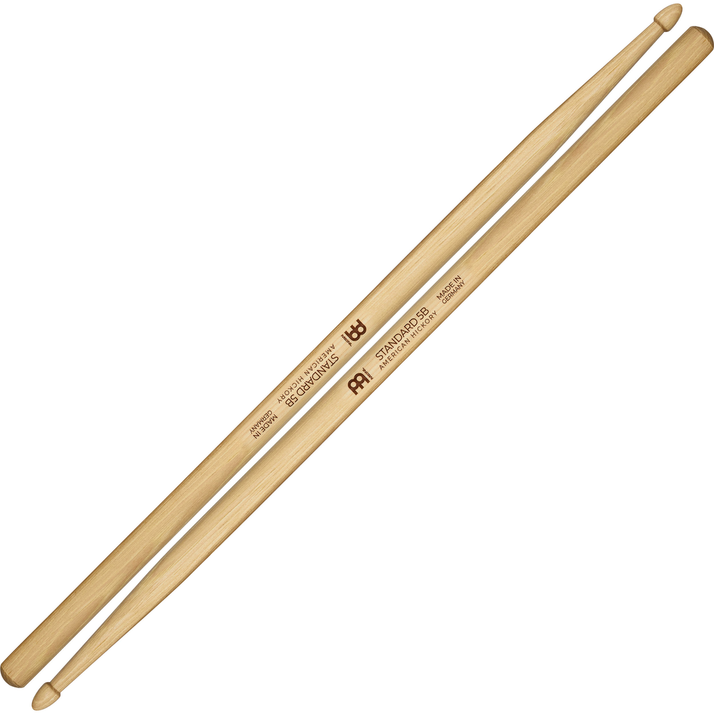 PAR DE BAQUETAS MEINL, SERIE 5B, MADERA STANDAR HICKORY