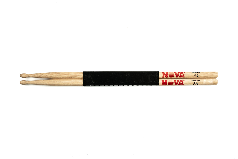 PAR DE BAQUETAS NOVA, USA HICKORY, 5A, MADE IN USA