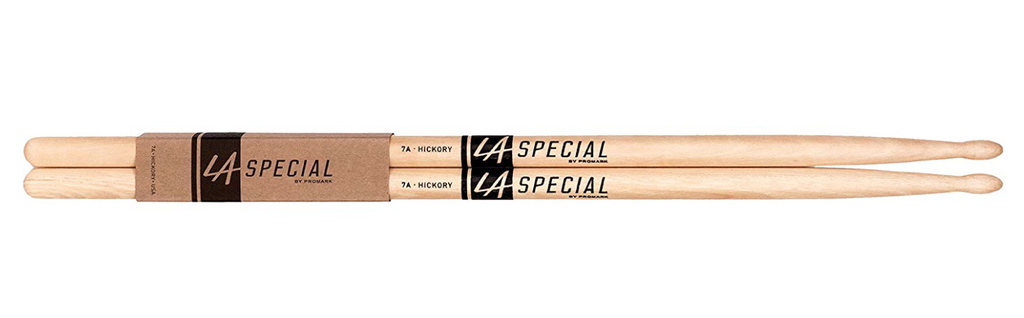 PAR DE BAQUETAS PROMARK, SERIE LA ESPECIAL, 7A, AMERICAN HICKORY
