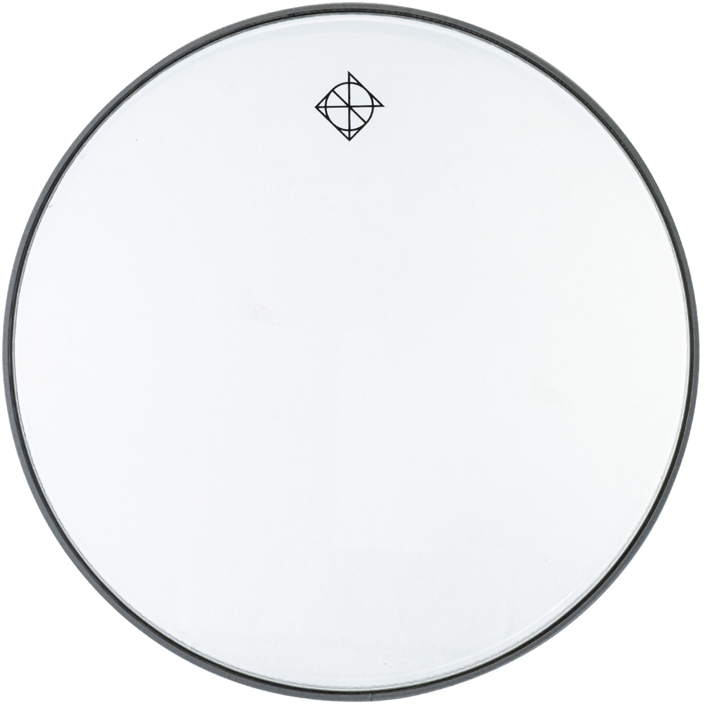 PARCHE DIXON, PARA BOMBO, DE 22, COLOR BLANCO