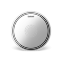 PARCHE EVANS, PARA TAMBOR DE 14, SEMI-TRANSPARENTE, 2 CAPAS, 1 ANILLO E-RING, PUNTO EN EL CENTRO PARA MAYOR DURABILIDAD