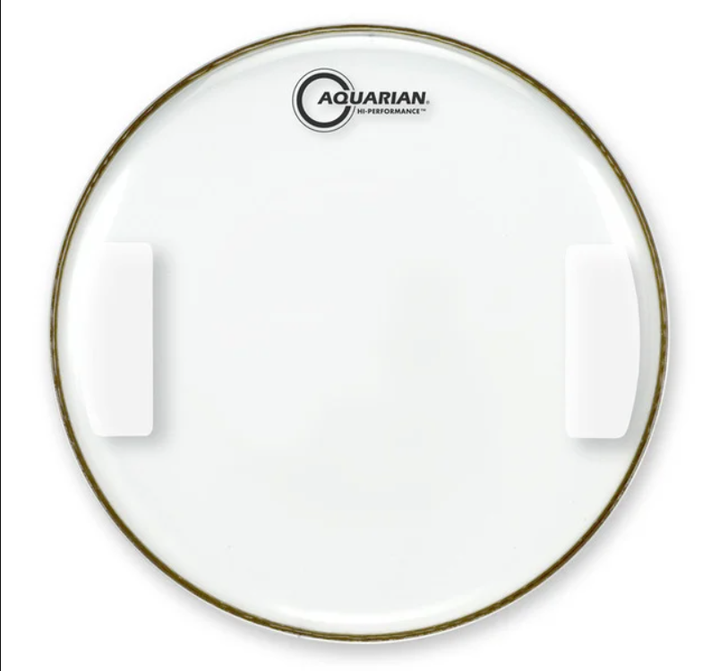 PARCHE INFERIOR ACUARIAN, SERIE HI-PERFORMANCE, PARA TAMBOR DE 13, 1 CAPA 3ML, CON PROTECTORES A LOS LADOS