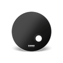 PARCHE RESONANTE EVANS, 22 PULGADAS, COLOR NEGRO, 1 CAPA DE 10ML