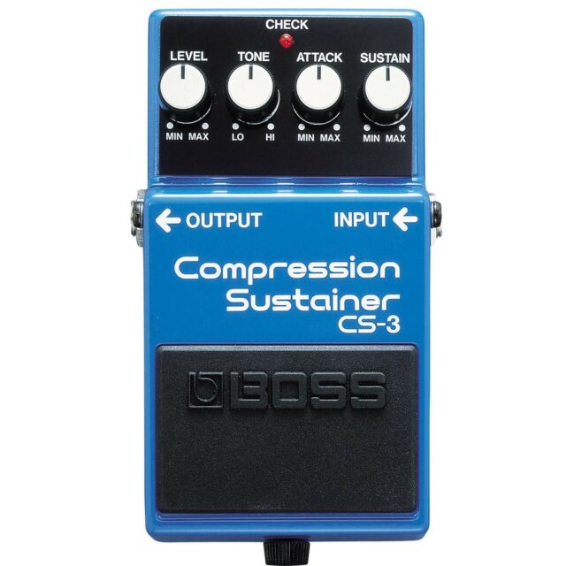 PEDAL ANALOGICO BOSS, 9V, COMPRESSION SUSTAINER, PARA GUITARRA ELECTRICA