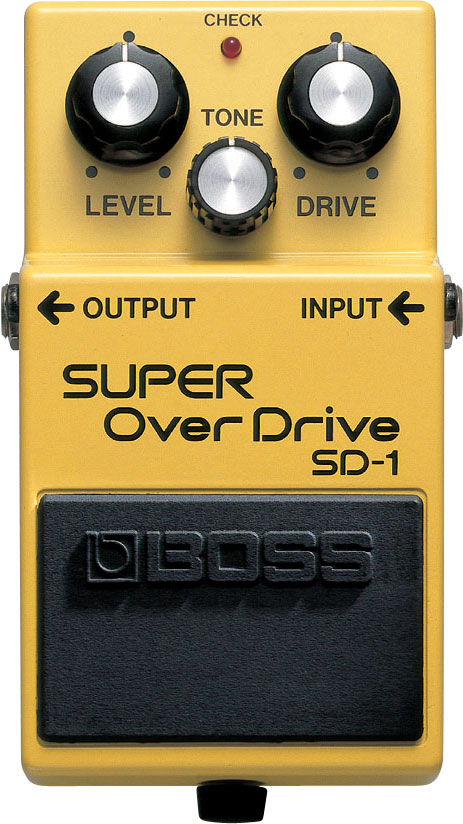 PEDAL ANALOGICO BOSS, 9V, SUPER OVERDRIVE