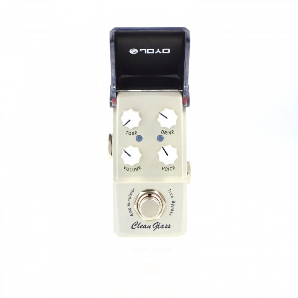 PEDAL ANALOGICO JOYO, 9V, SIMULADOR DE AMPLIFICADOR CLEAN GLASS, IRON MAN
