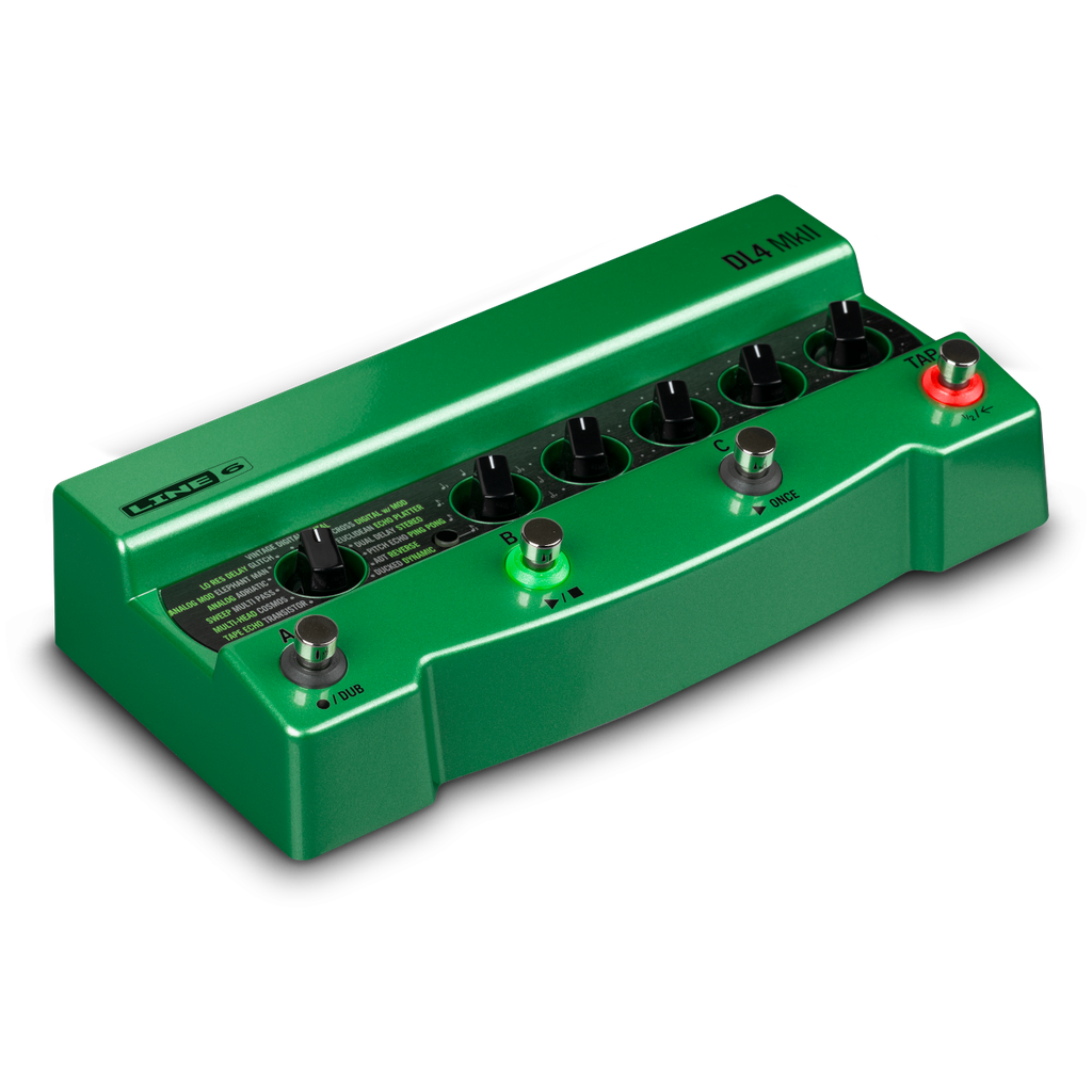 PEDAL ANALOGICO LINE 6, PARA GUITARRA, 30 DELAY, 2 LOOPERS, 1 ENTRADA XLR, MIDI,