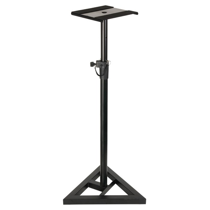 PEDESTAL ADAM HALL, PARA MONITOR DE STUDIO, ALTURA MAXIMA 135CM, NEGRO (X UNIDAD)