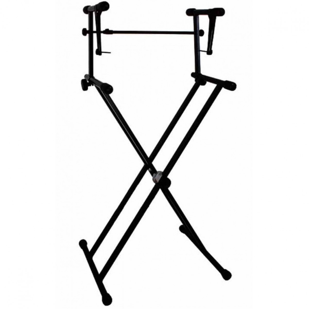 PEDESTAL PARA DOBLE TECLADO GOLIAT, DOBLE BARRA