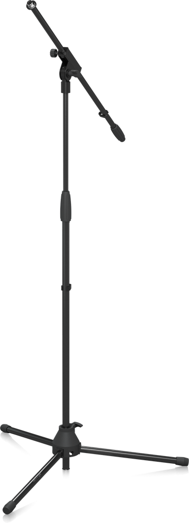 PEDESTAL PARA MICROFONO BEHRINGER, CON BOOM, NEGRO, PARA USO EN ESCENARIO PROFESIONAL