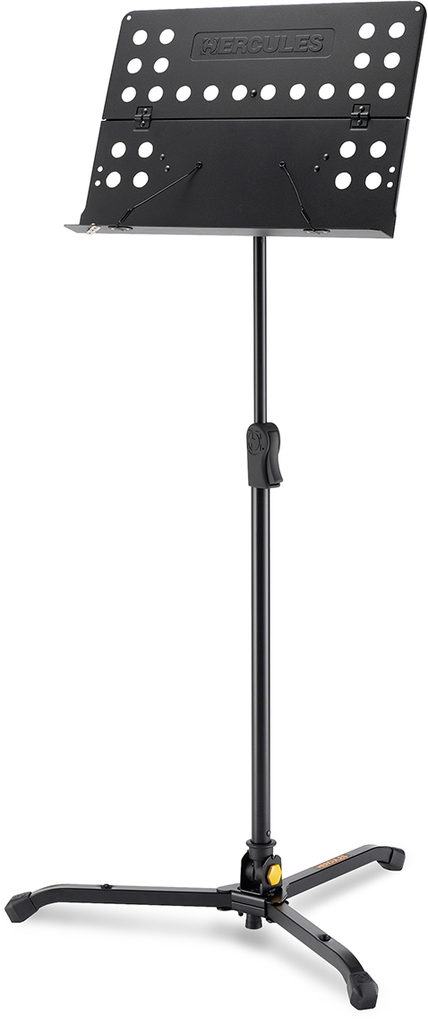 PEDESTAL PARA PARTITURAS HERCULES, SISTEMA EZ, COLOR NEGRO
