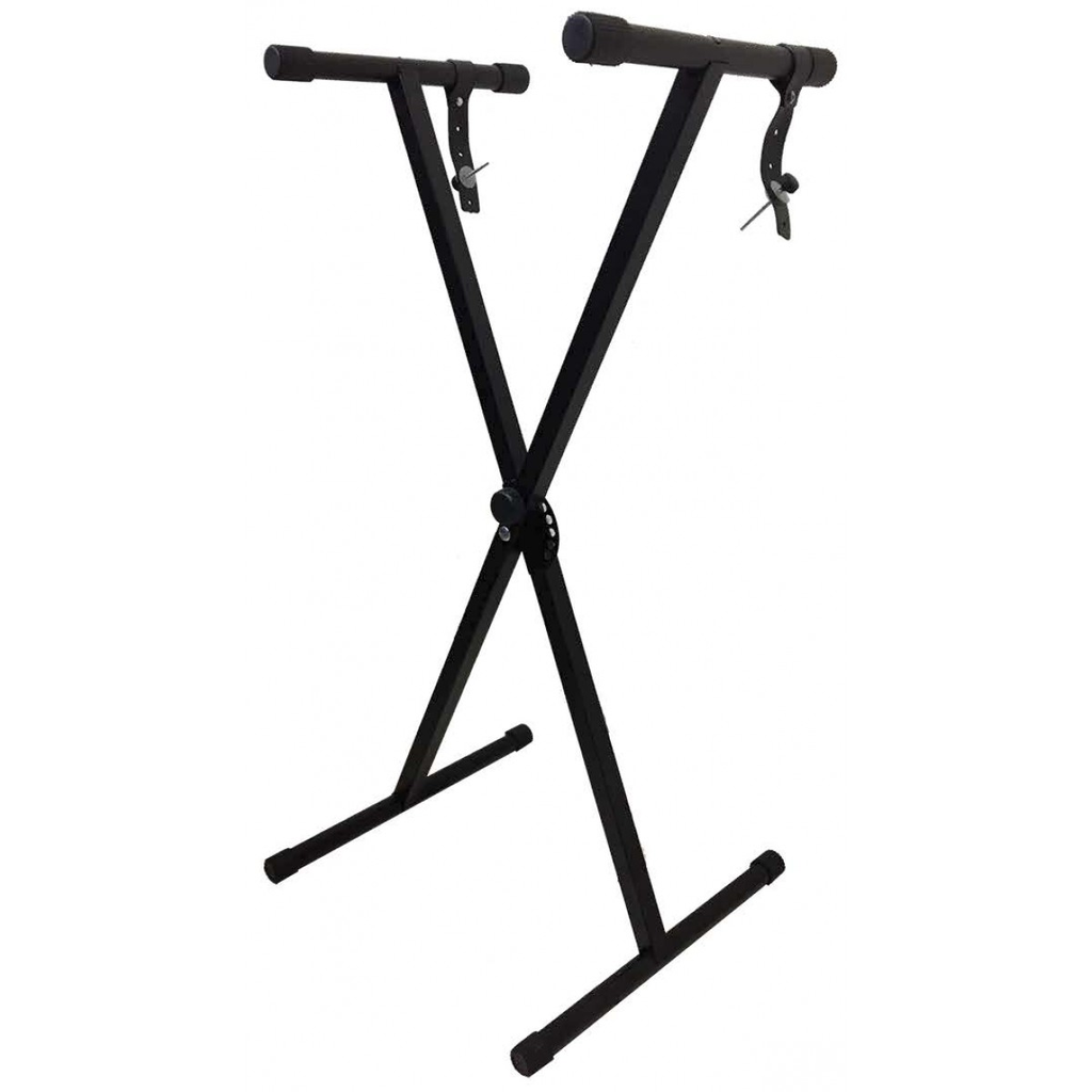 PEDESTAL PARA TECLADO GOLIAT, UNA BARRA, NEGRO