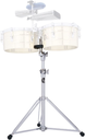 PEDESTAL PARA TIMBAL LP, CON ANTIDESLIZANTES, PLEGABLE, ACERO CROMADO