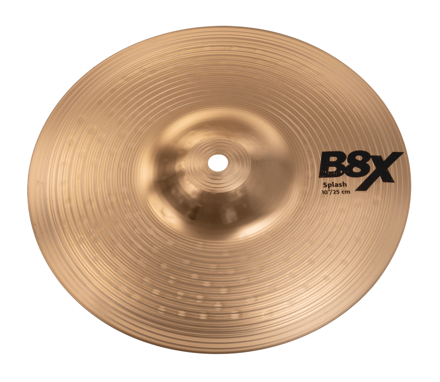 PLATILLO CHINA SPLASH SABIAN, 10 PULGADAS, SERIE B8X, ACABADO BRILLANTE