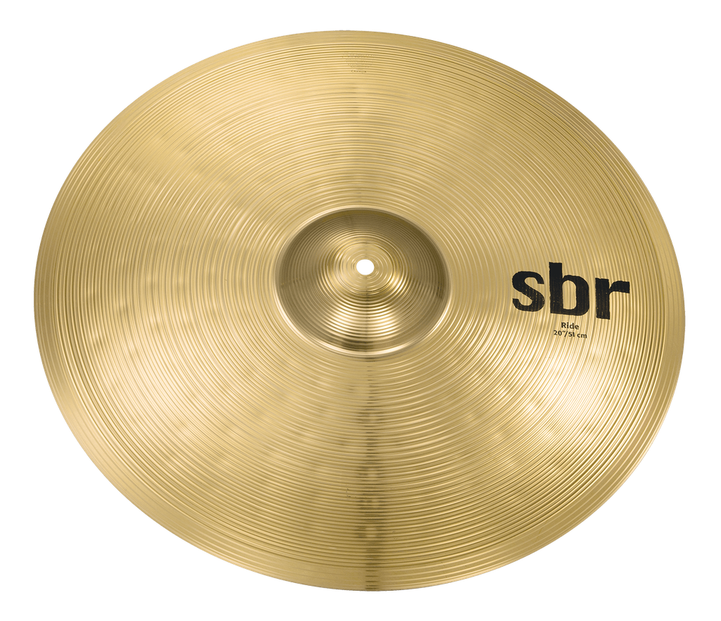 PLATILLO RIDE SABIAN, 20 PULGADAS, SERIE SBR, ACABADO LATON MEDIO