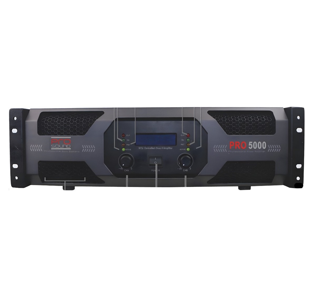 PODER PROSOUND, DE 5000 WATTS, CON CROSSOVER