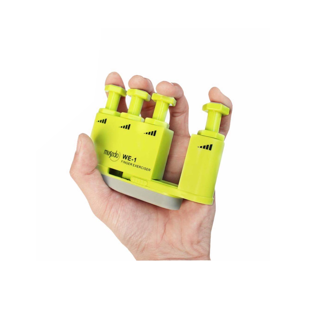 PRACTICADOR MUSEDO, PARA EJERCITAR LOS DEDOS, COLOR VERDE
