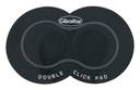 PROTECTOR PARA PARCHE DE BOMBO GIBRALTAR, CON ADHESIVO 3M, PARA DOBLE PEDAL, COLOR NEGRO