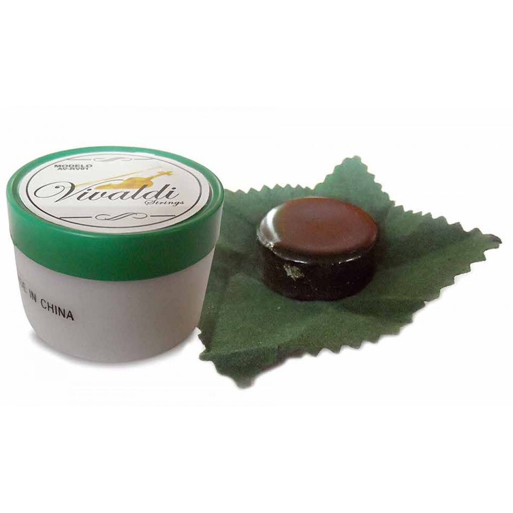 RESINA VIVALDI, PARA ARCO VIOLIN / VIOLA / VIOLONCELLO, REDONDO, CON ESTUCHE