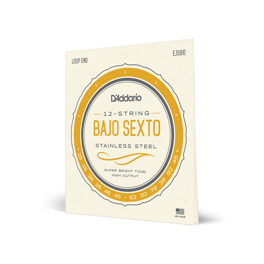 SET DE 12 CUERDAS D'ADDARIO, PARA BAJO SEXTO