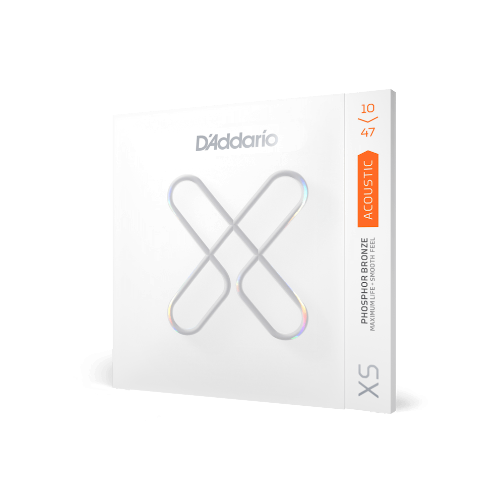 SET DE CUERDAS D´ADDARIO, PARA GUITARRA ACUSTICA, METAL, CALIBRE .010/047 PHOSPHOR BRONZE, MAXIMUM LIFE + SMOOTH FEEL