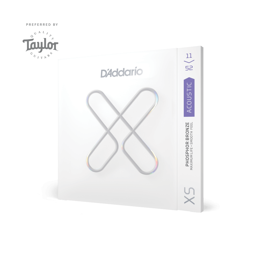 SET DE CUERDAS D´ADDARIO, PARA GUITARRA ACUSTICA, METAL, CALIBRE 11-52, Phosphor Bronze, EXTENDED LIFE +, REVESTIMIENTO LIGERO