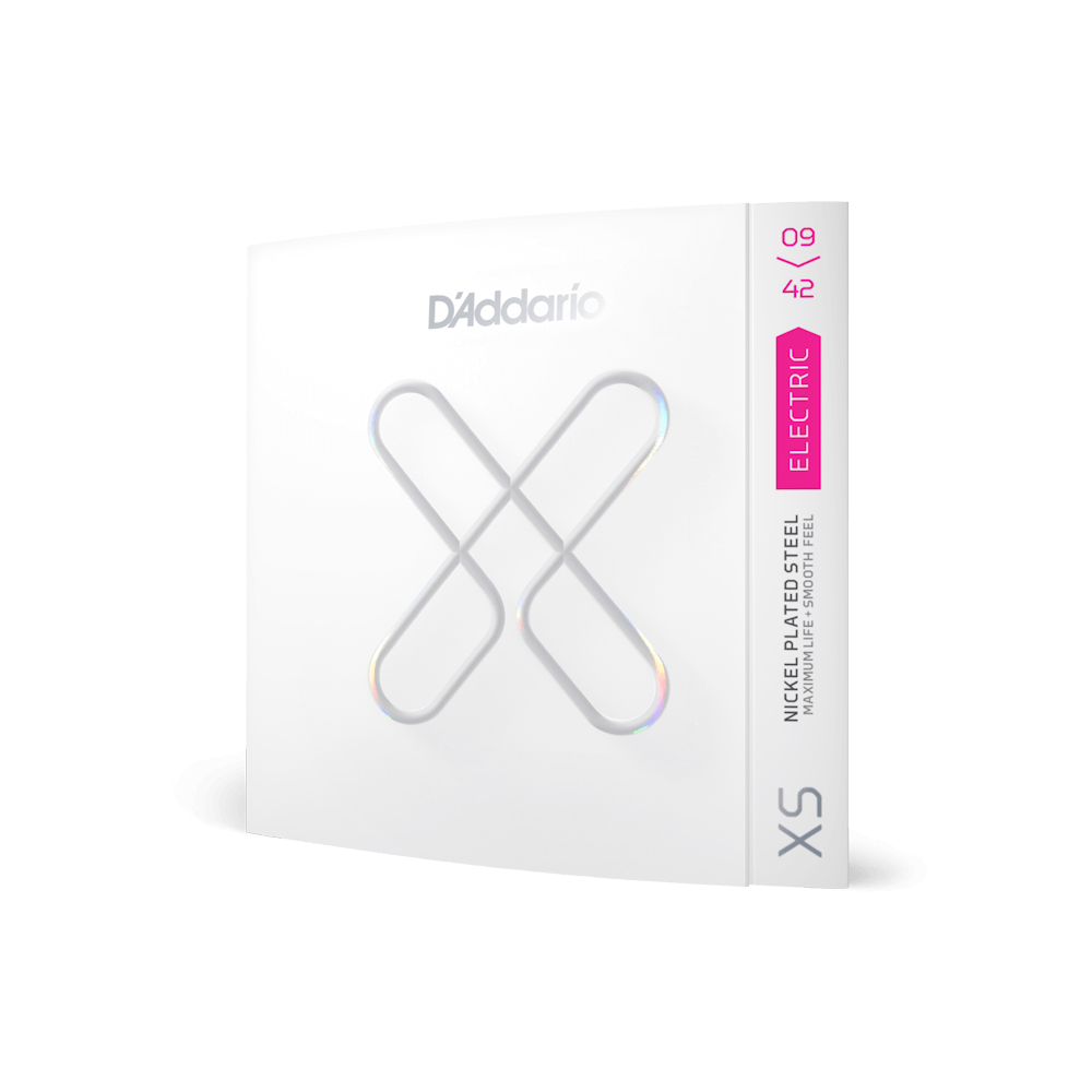 SET DE CUERDAS D´ADDARIO, PARA GUITARRA ELECTRICA, METAL, CALIBRE .09/042 XL NICKEL PLATED STEEL, SUPER LIGHT COATED