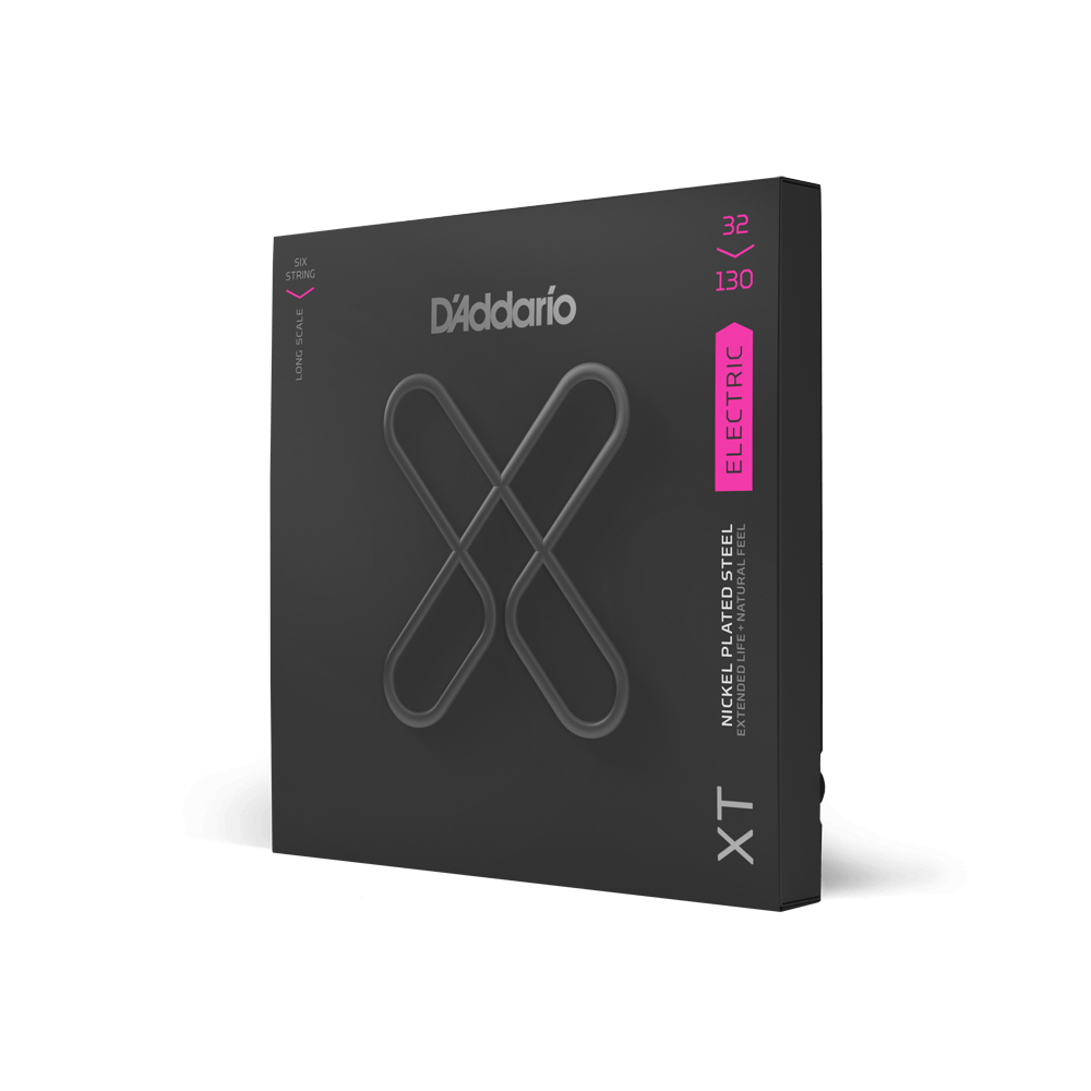 SET DE CUERDAS D´ADDARIO, SERIE XT, PARA BAJO 6 CUERDAS, METAL, CALIBRE 32/130