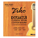 SET DE CUERDAS ZIKO, NYLON, VARIOS COLORES, CAJA DE MADERA RE-USABLE