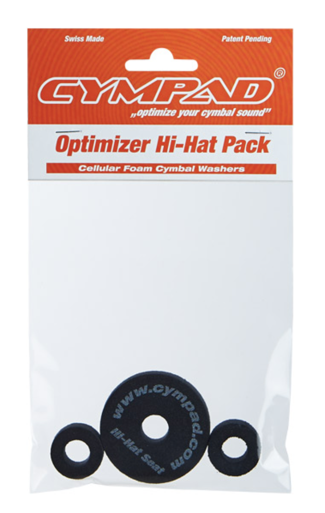 SET DE OPTIMIZADORES CYMPAD, PARA HI-HAT, SERIE OPTIMIZER HI-HAT PACK, 3 PCS, COLOR NEGRO
