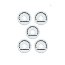 SET DE OPTIMIZADORES CYMPAD, PARA PLATILLOS, SERIE CHROMATICS PACK, 5 PCS, COLOR BLANCO