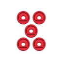 SET DE OPTIMIZADORES CYMPAD, PARA PLATILLOS, SERIE CHROMATICS PACK, 5 PCS, COLOR ROJO