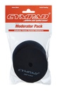 SET DE OPTIMIZADORES CYMPAD, PARA PLATILLOS, SERIE MODERATOR, 5 PCS, COLOR NEGRO
