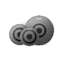 SET DE PARCHES EVANS, REDUCTOR DE SONIDO, DB ONE, 12,13, 16, COLOR NEGRO