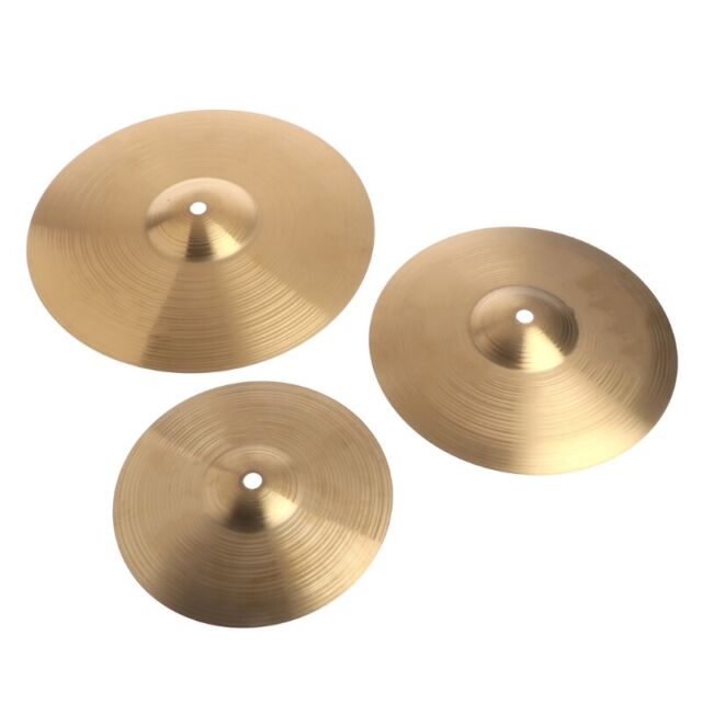 SET DE PLATILLOS ADW, DE 4 PIEZAS, HI HAT 14" (PAR), CRASH 16", RIDE 20"