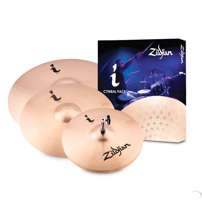 SET DE PLATILLOS I B8 ZILDJIAN, 3 PIEZAS, HIHAT 14 (PAR), CRASH 16, RIDE 20 TRADICIONAL