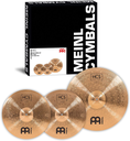SET DE PLATILLOS MEINL, SERIE HCS BRONZE BASIC, 3 PIEZAS, HIHAT 14 (PAR), CRASH RIDE 18