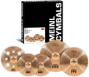 SET DE PLATILLOS MEINL, SERIE HCS BRONZE EXPANDED, 5 PIEZAS, HIHAT 14 (PAR), TRASH CRASH 16, CRASH 18, RIDE 20