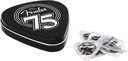 SET DE PUAS FENDER, 75 ANIVERSARIO, 18 UNIDADES, TIPO CELULOIDE PERLADO BLANCA
