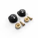 SET DE STRAPLOOK (PIN) D'ADDARIO, PARA GUITARRA ELECTRICAS, ACUSTICA, BAJO, COLOR DORADO, PRIMIUM