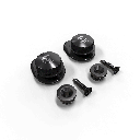 SET DE STRAPLOOK (PIN) D'ADDARIO, PARA GUITARRA ELECTRICAS, ACUSTICA, BAJO, COLOR NEGRO, PRIMIUM