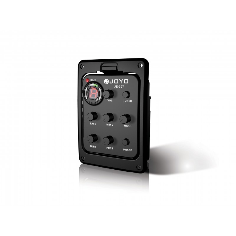 SISTEMA DE AMPLIFICACION JOYO, PARA GUITARRA ACUSTICA, CON EQ 5 BANDAS Y AFINADOR