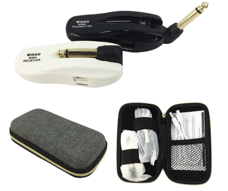 SISTEMA INALAMBRICO JOYO, PARA INSTRUMENTO, INCLUYE EMISOR Y RECEPTOR Y ACCESORIOS