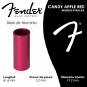 SLIDE FENDER, CANDY APPLE RED, ALUMINIO ( FASCAR ), COLOR ROJO