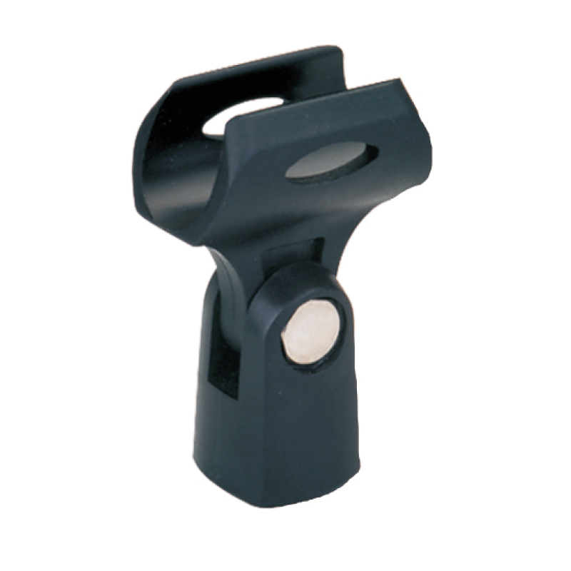 SOPORTE ( CLIP ) ALCTRON, PARA MICROFONO, ABS, NEGRO