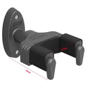 SOPORTE PARA GUITARRA WINGO MUSIC, DE PARED, COLOR GRIS OSCURO