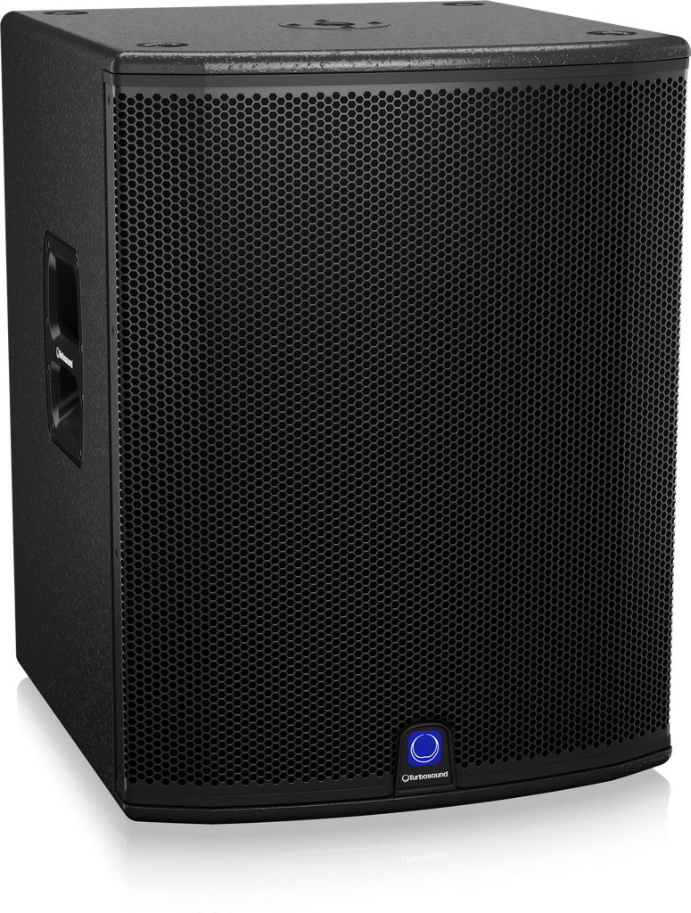 SUBWOOFER ACTIVO TURBOSOUND, SERIE IQ, 1X18, 3000 WATTS, CON TECNOLOGIA KLARK TEKNIK DSP